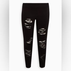 Torrid size 6 distressed leggings